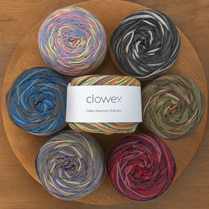 3mm cotton macrame multicolor cord with seamless gradient color flow