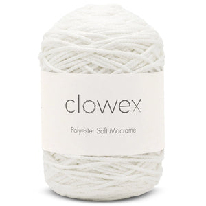 2.5mm polyester macrame cord by Clowex designed for clean knot 