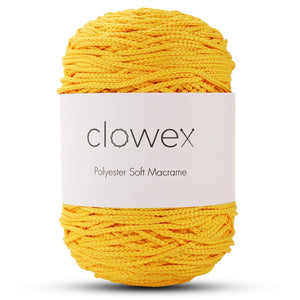 Clowex fiber art cord engineered for consistent thickness and durability