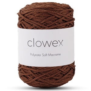 Braided polyester string suited for artisan decor work
