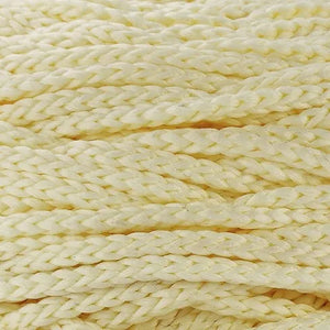 Polyester Soft Macrame Cord, 2.5mm Braided Crochet and Knitting Yarn