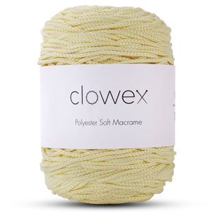 2.5mm macrame cord by Clowex designed for refined handmade project