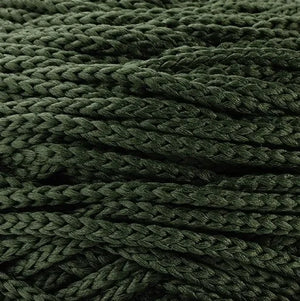 Polyester Soft Macrame Cord, 2.5mm Braided Crochet and Knitting Yarn