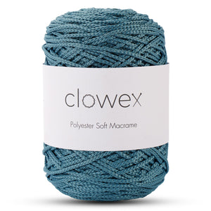Polyester braided cord enhancing structural clarity