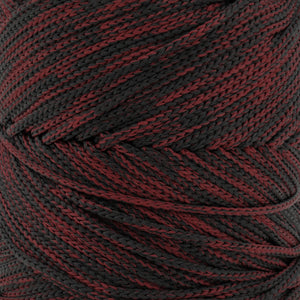 Polyester Soft Macrame Cord Multicolor, Variegated Colorful 2.5mm Braided Crochet and Knit Yarn