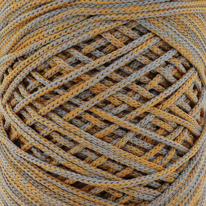 Polyester Soft Macrame Cord Multicolor, Variegated Colorful 2.5mm Braided Crochet and Knit Yarn