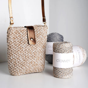 elegant polyester macrame cord for modern bag