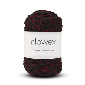 Gradient polyester cord suitable for indoor and outdoor macrame