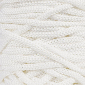 Polyester Soft Macrame Cord Plus, 5mm Braided Chunky Yarn for Crochet and Knit
