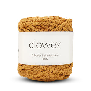 Thick 5mm braided polyester macrame rope for large projects
