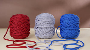 braided polyester macrame rope 5 mm for boho home projects