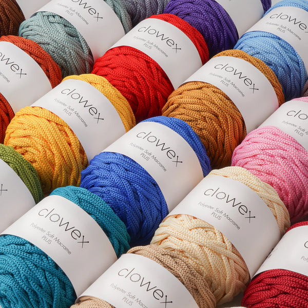 durable polyester cord for macrame shelf hanger project