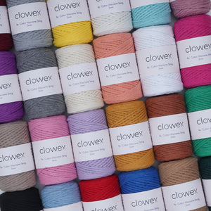 recycled cotton macrame cord for boho wall hanging decoration