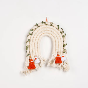 natural cotton macrame cord for boho wall hanging decoration