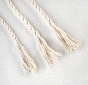 3mm natural cotton macrame rope for detailed knot work