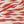 Rainbow cotton macrame cord close texture view